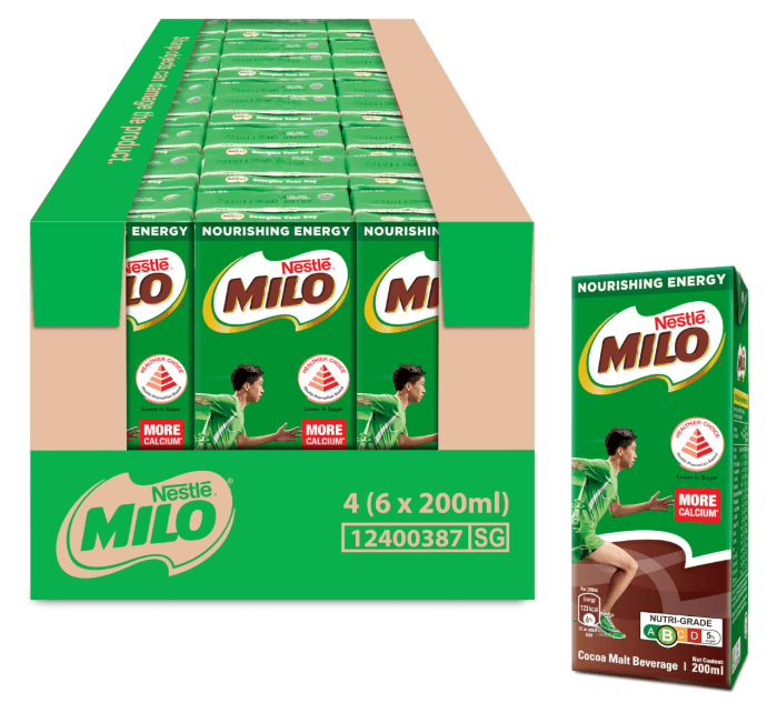 Nestlé MILO UHT Chocolate Malt Drink 200ml