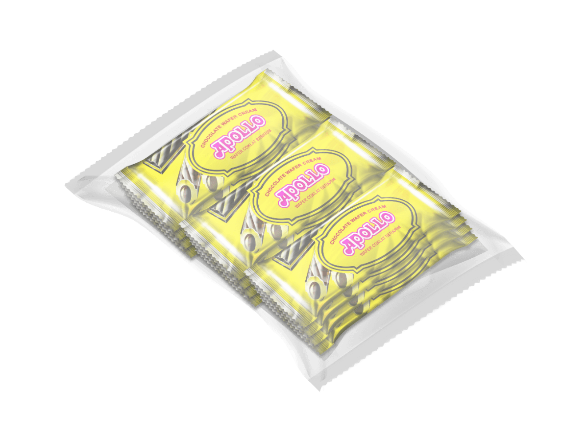 Apollo Stick Wafer Chocolate Gold