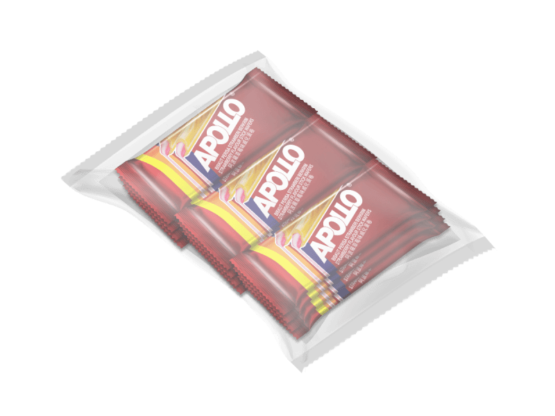 Apollo Stick Wafer Strawberry