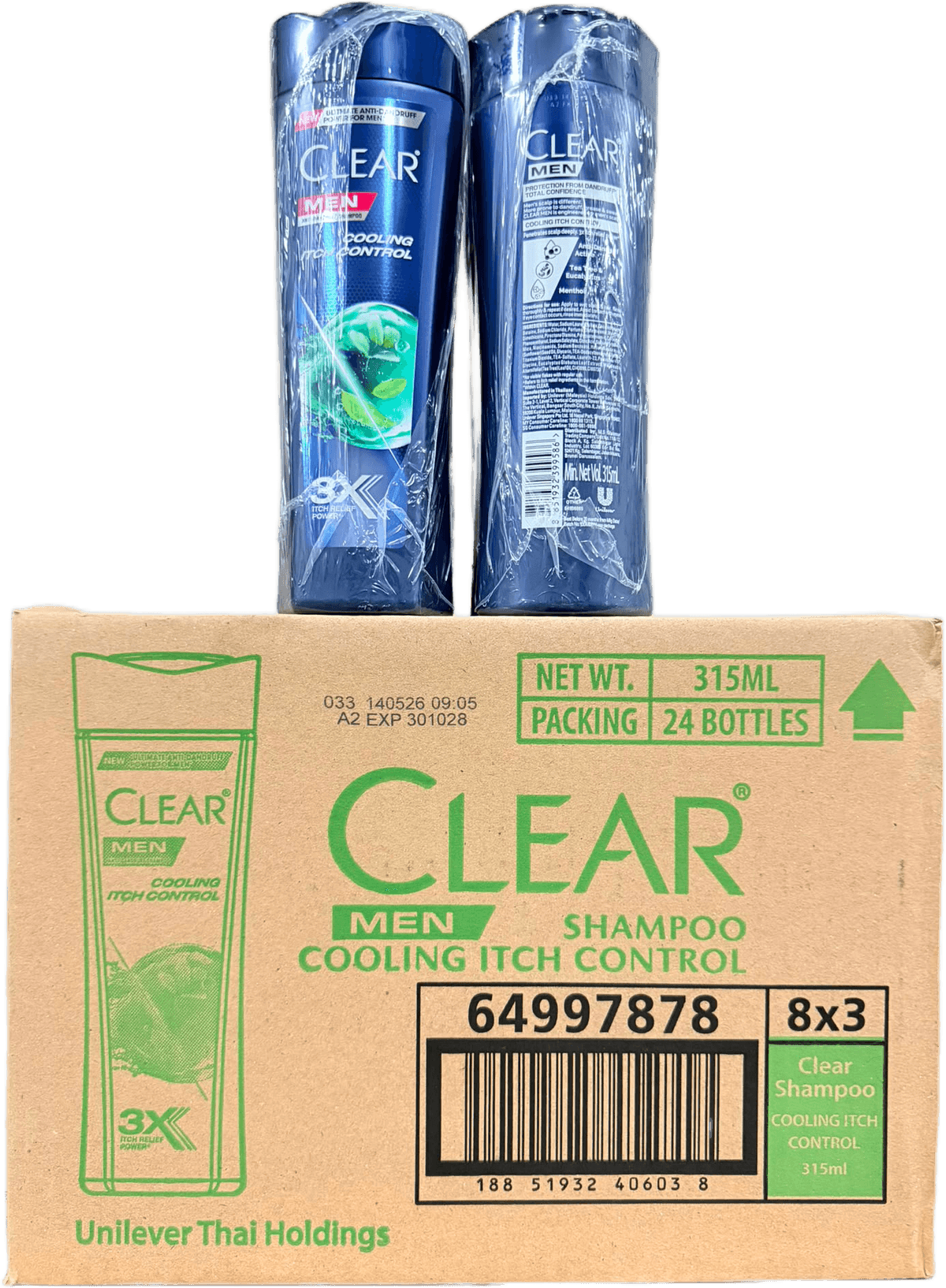CLEAR Men Cooling Itch Control Shampoo 315ml