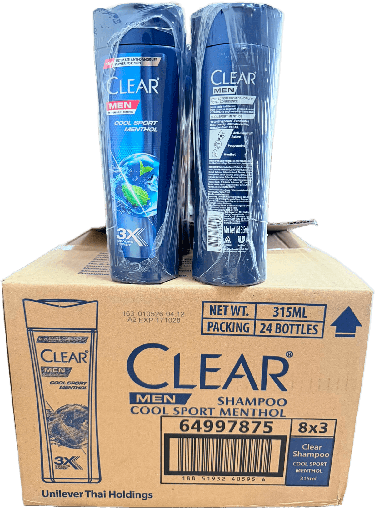 CLEAR Men Cool Sport Menthol Shampoo 315ml