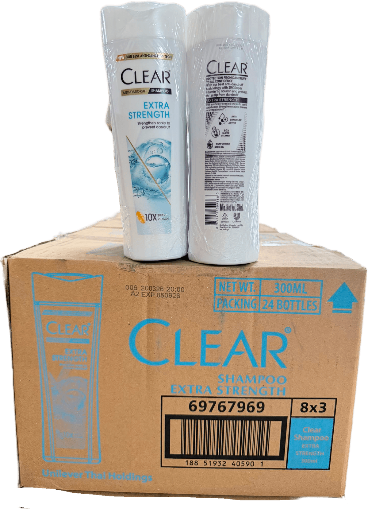 CLEAR Extra Strength Shampoo 300ml