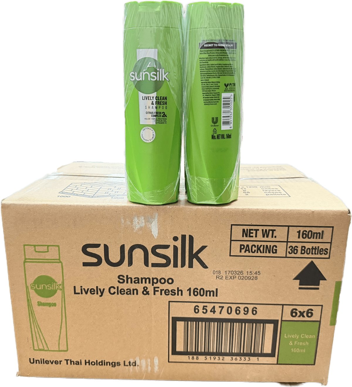 Sunsilk Lively Clean & Fresh Shampoo 160ml