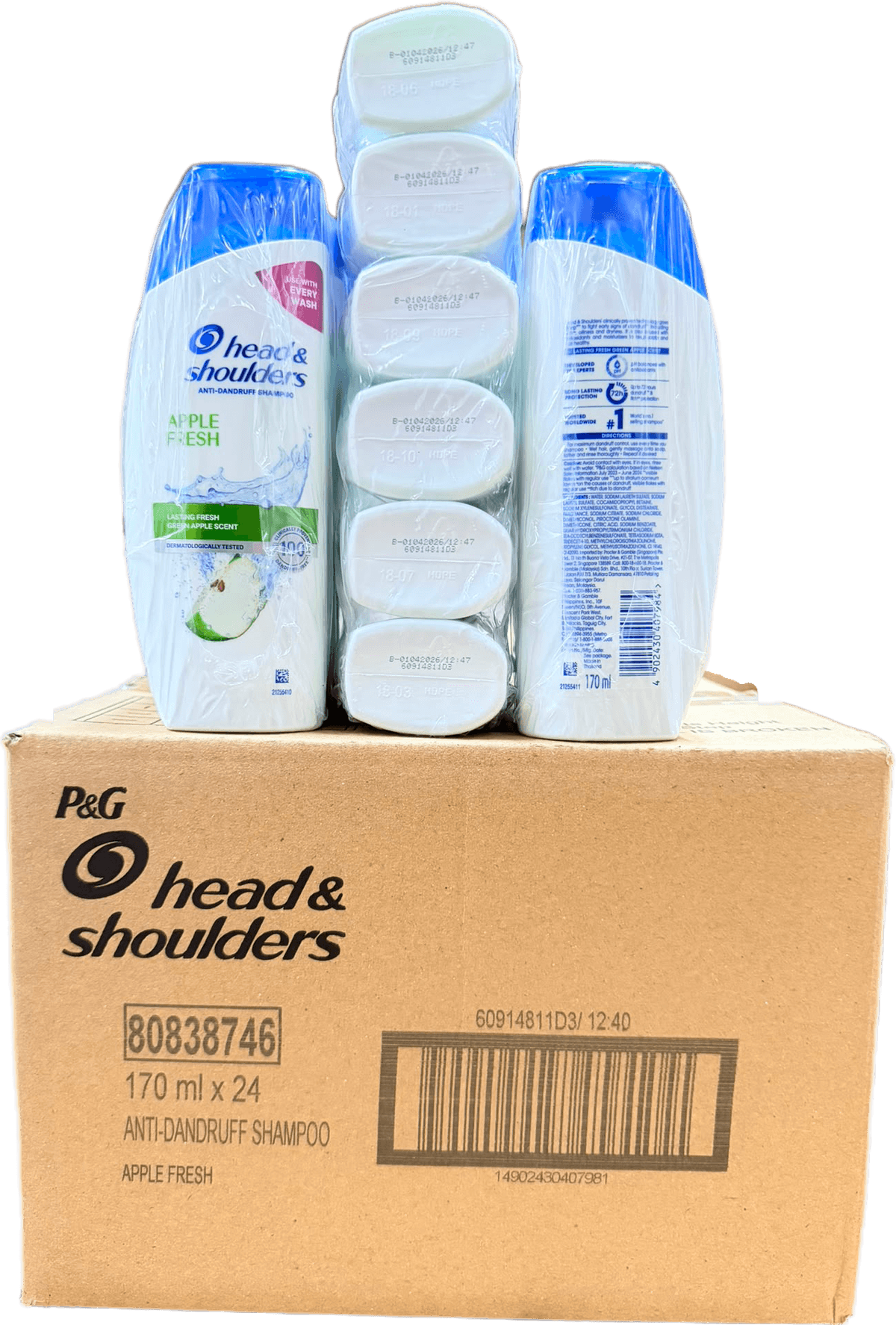 Head & Shoulders Apple Fresh Anti-Dandruff Shampoo 170ml