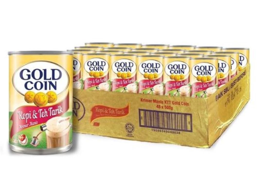 Gold coin kopi tarik sweetened cremer